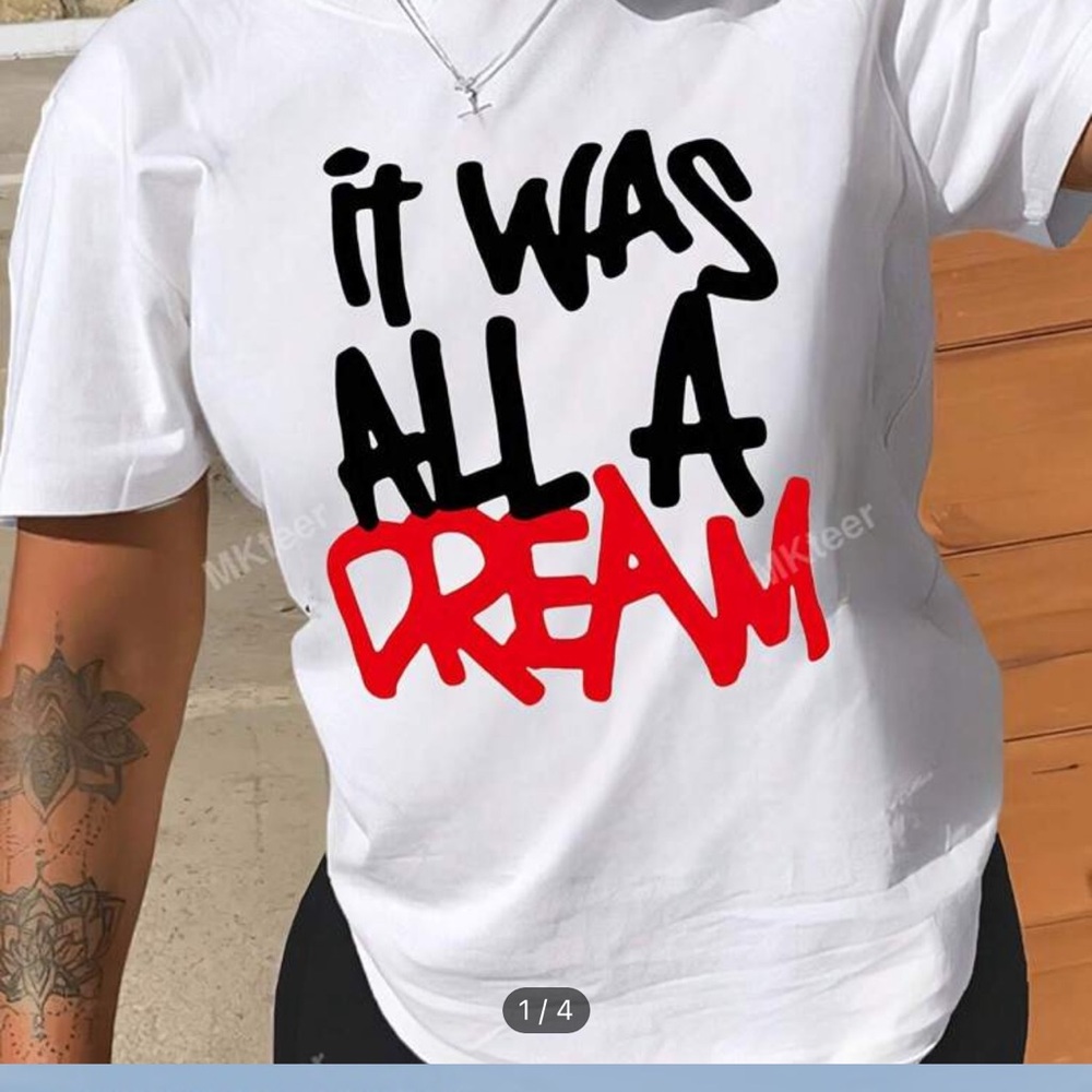 Graphic Tee, slogan top